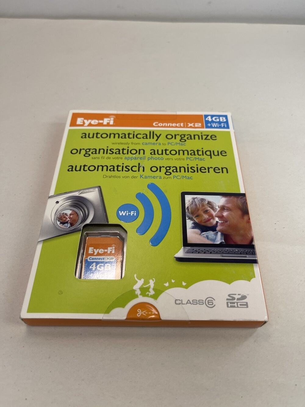Eye-Fi Connect X2 4GB Wireless SDHC Card Class 6 Wi-Fi SD Card New Sealed NIB